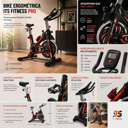 Avaliação da Bicicleta Ergométrica Spinning Mecânica Its Fitness Pro 818