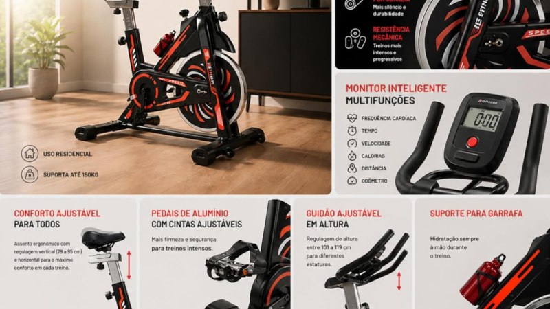 Avaliação da Bicicleta Ergométrica Spinning Mecânica Its Fitness Pro 818