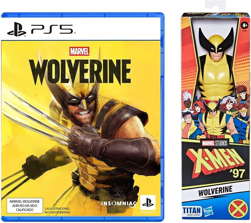 Explorando o Kit Marvel’s Wolverine para PlayStation 5 e o Boneco Wolverine Marvel Titan Heroes X-Men