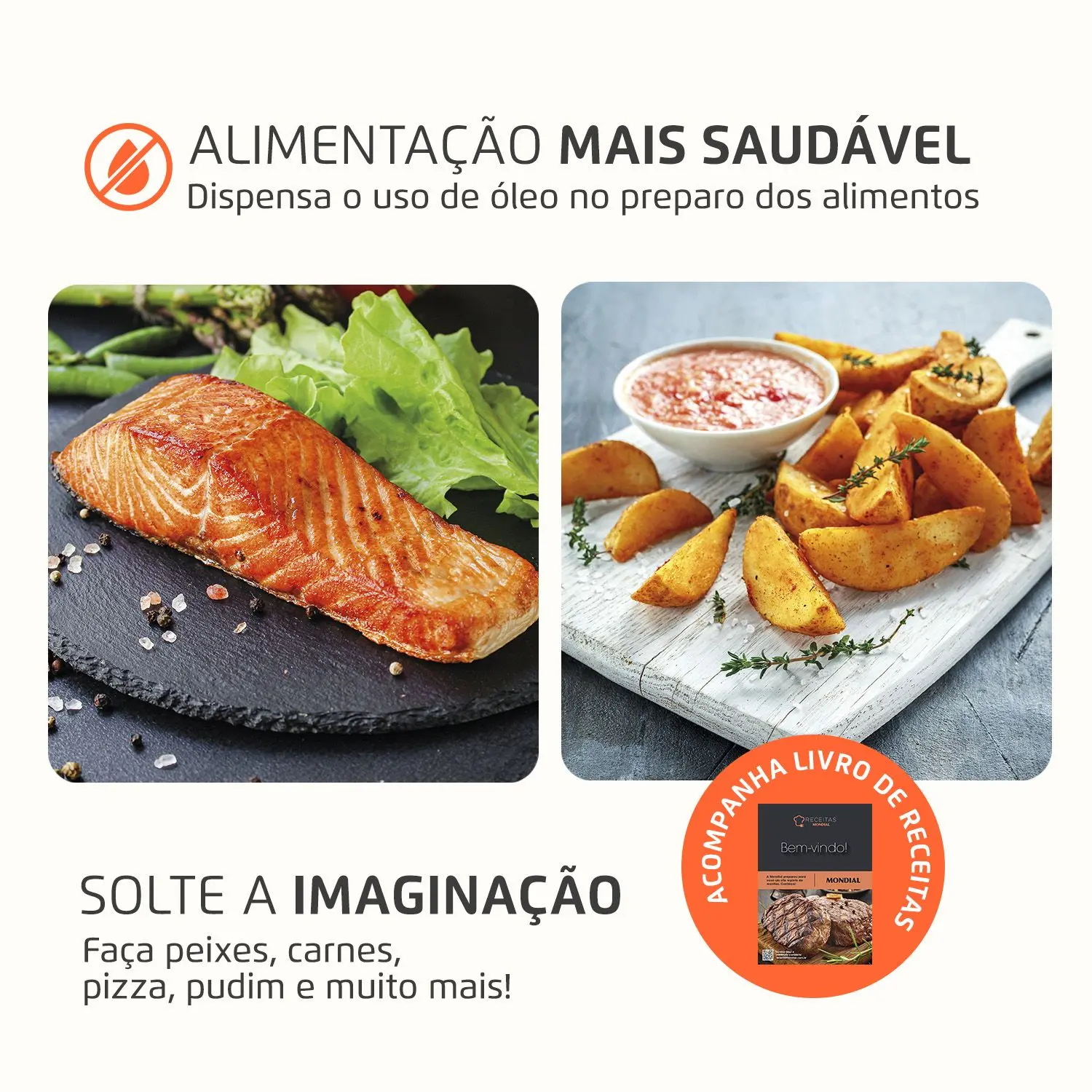 Conheça a Fritadeira Air Fryer Forno Oven 12L Mondial Branco Inox 2000W Afon12lwi