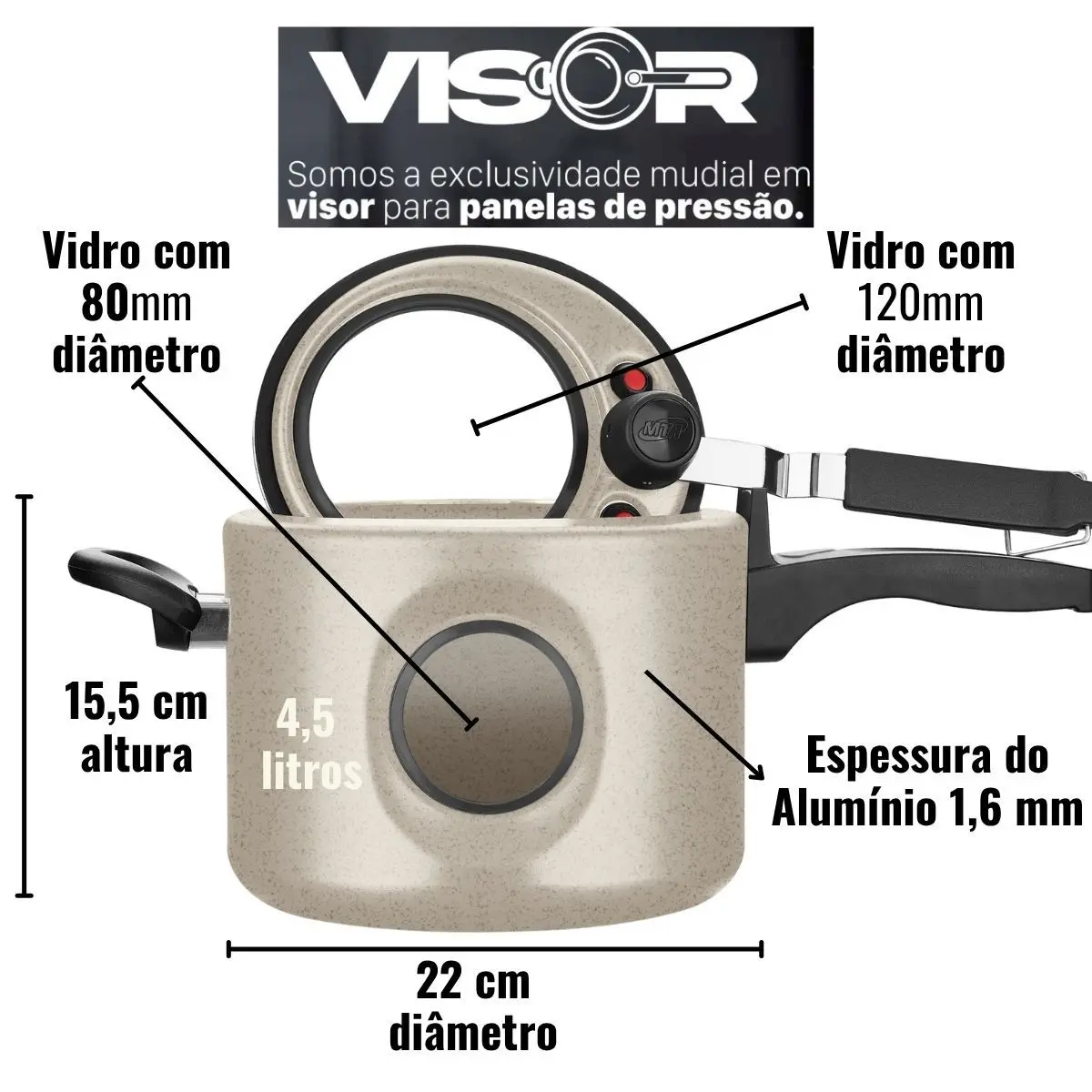 Kit Conjunto de Panelas MTA Vanilla Baunilha: A Melhor Escolha para Sua Cozinha