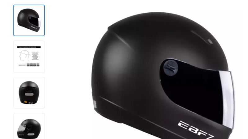 Capacete Moto EBF E7 Solid GT Carbon Preto Fosco: A Escolha Perfeita para os Motociclistas