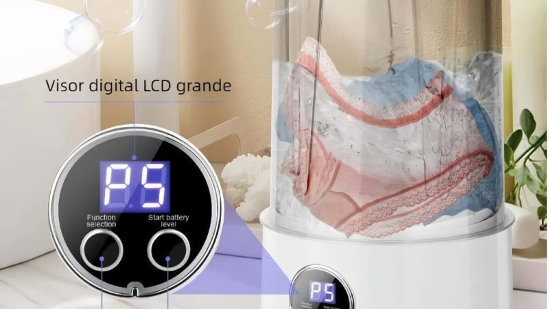 A Revolução da Lavagem: A Mini Máquina de Lavar Portátil de 1000ml